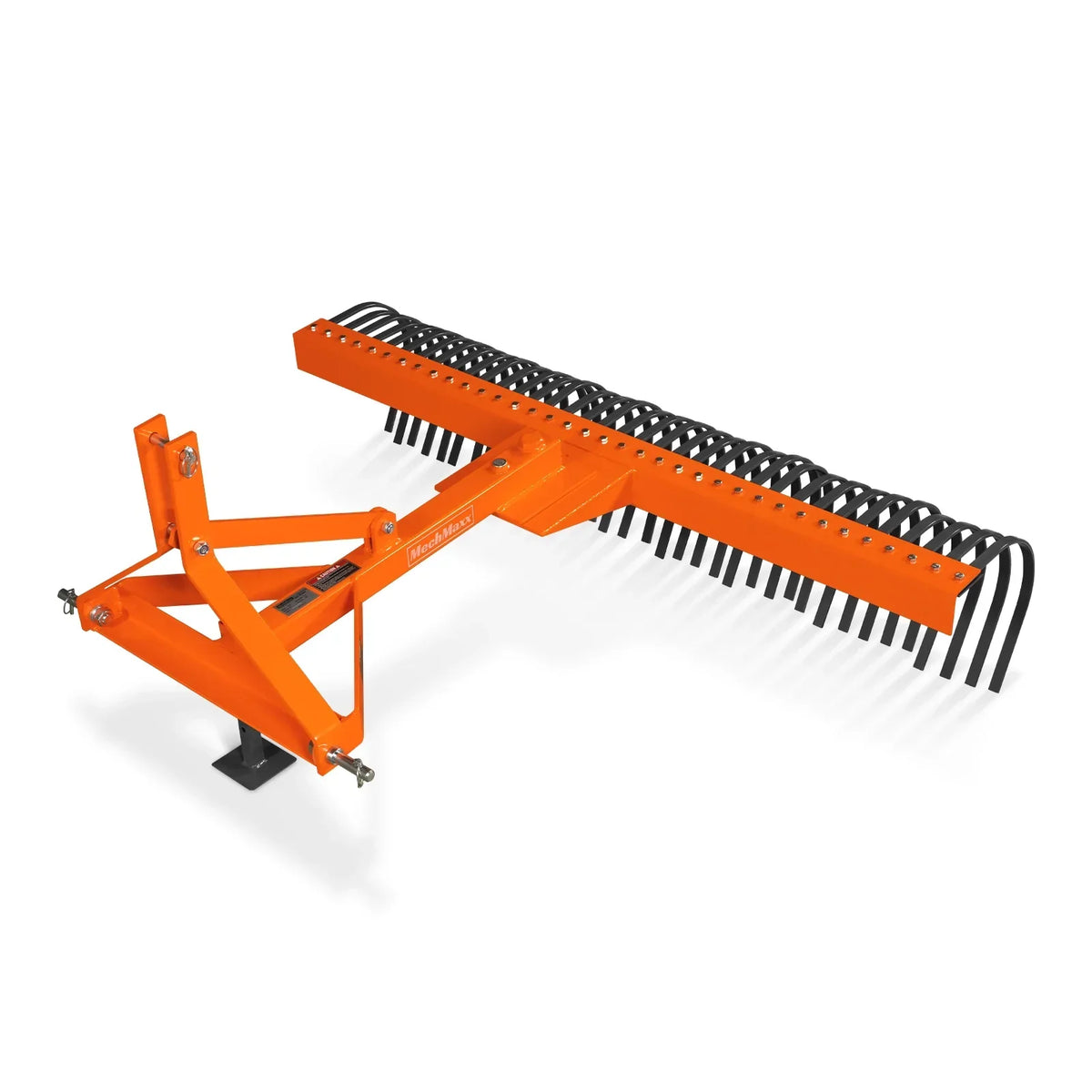 72" Landscape Rake with 36 Tines 3 Point Hitch Tractor Attachment,  LR72