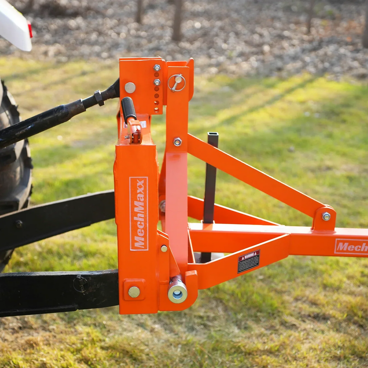 84" Landscape Rake with 42 Tines 3 Point Hitch Tractor Attachment,  LR84