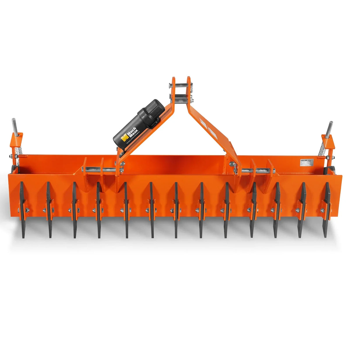 72" Heavy Duty Soil Pulverizer,  Single Spiked Roller,  25 Shanks,  Category 1 and 2,  3 Point Hitch Tractor Attachment,  TSP72