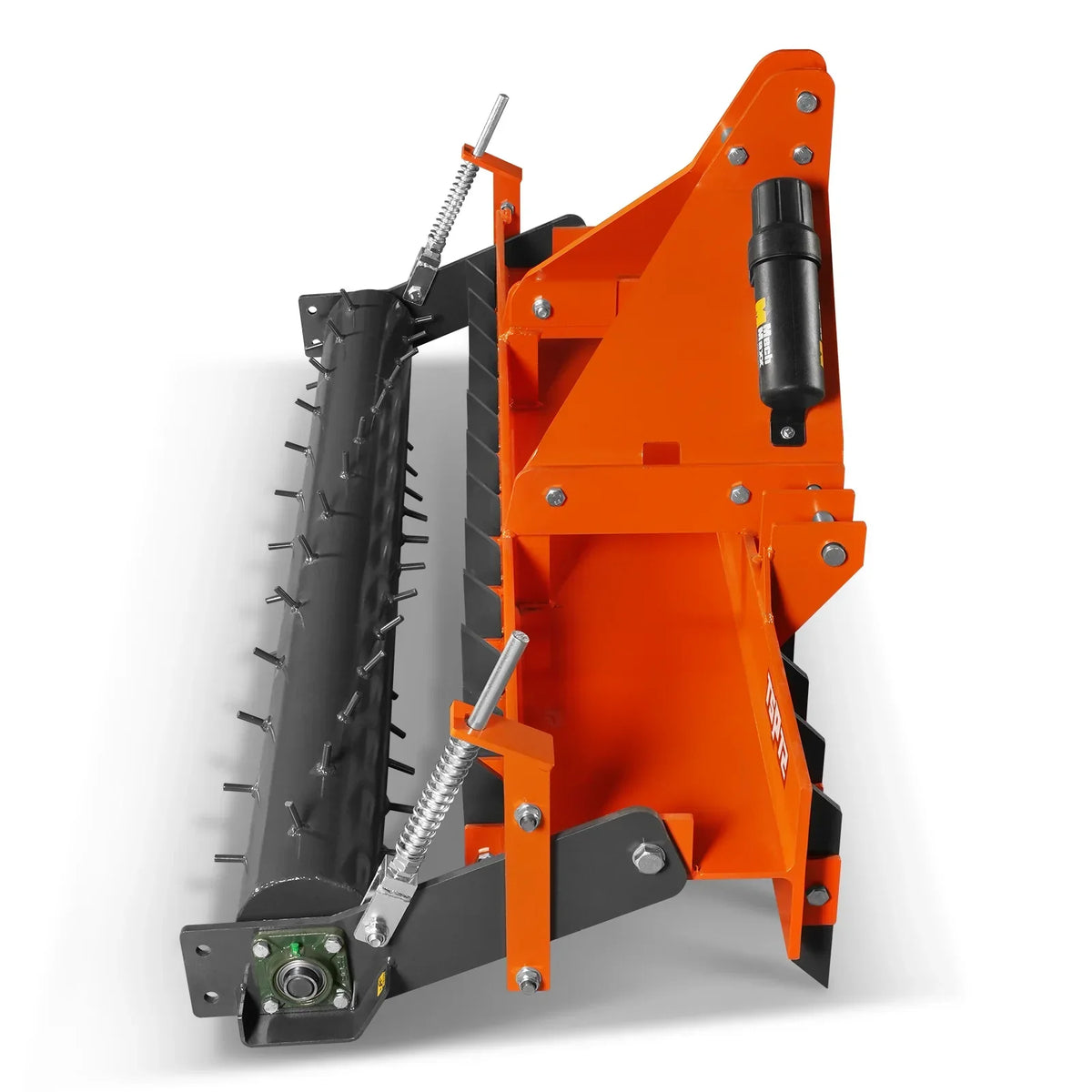 72" Heavy Duty Soil Pulverizer,  Single Spiked Roller,  25 Shanks,  Category 1 and 2,  3 Point Hitch Tractor Attachment,  TSP72