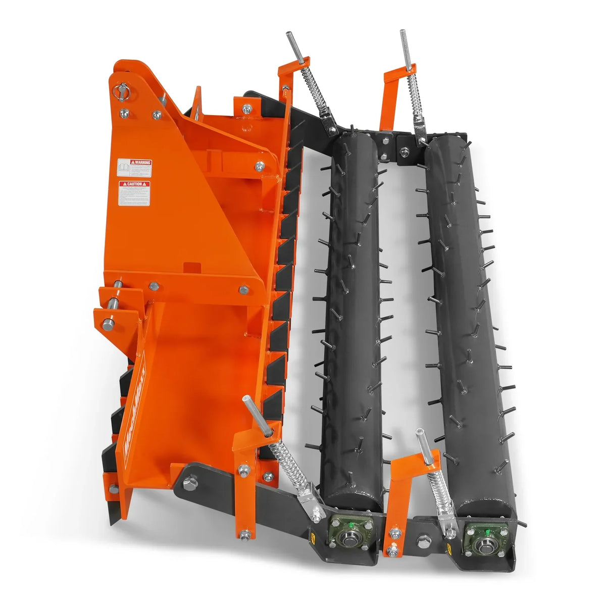 72" Heavy Duty Soil Pulverizer,  Double Spiked Roller,  25 Shanks,  Category 1 and 2,  3 Point Hitch Tractor Attachment,  TSP72D