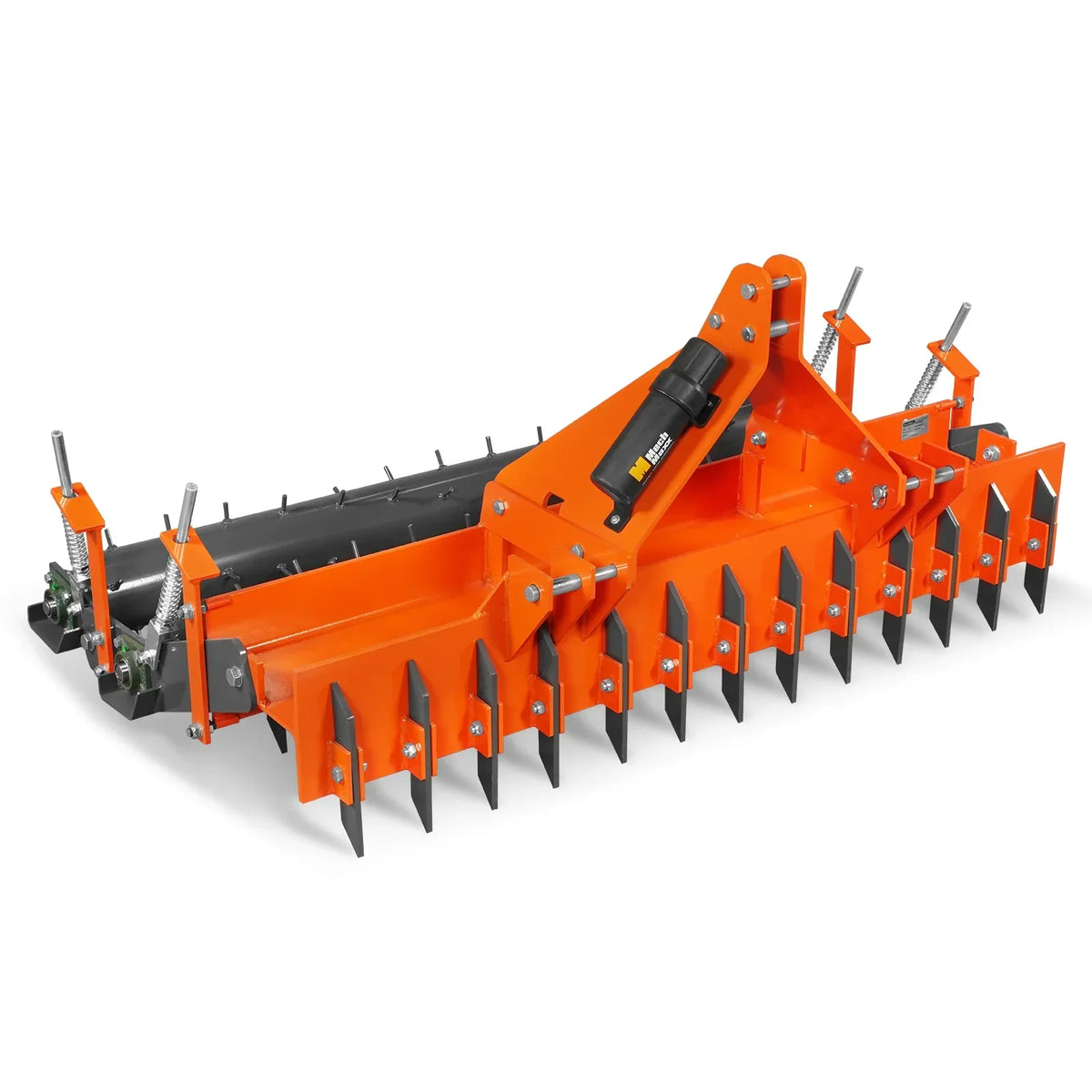 72" Heavy Duty Soil Pulverizer,  Double Spiked Roller,  25 Shanks,  Category 1 and 2,  3 Point Hitch Tractor Attachment,  TSP72D