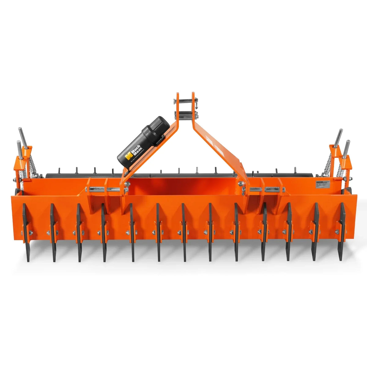 72" Heavy Duty Soil Pulverizer,  Double Spiked Roller,  25 Shanks,  Category 1 and 2,  3 Point Hitch Tractor Attachment,  TSP72D