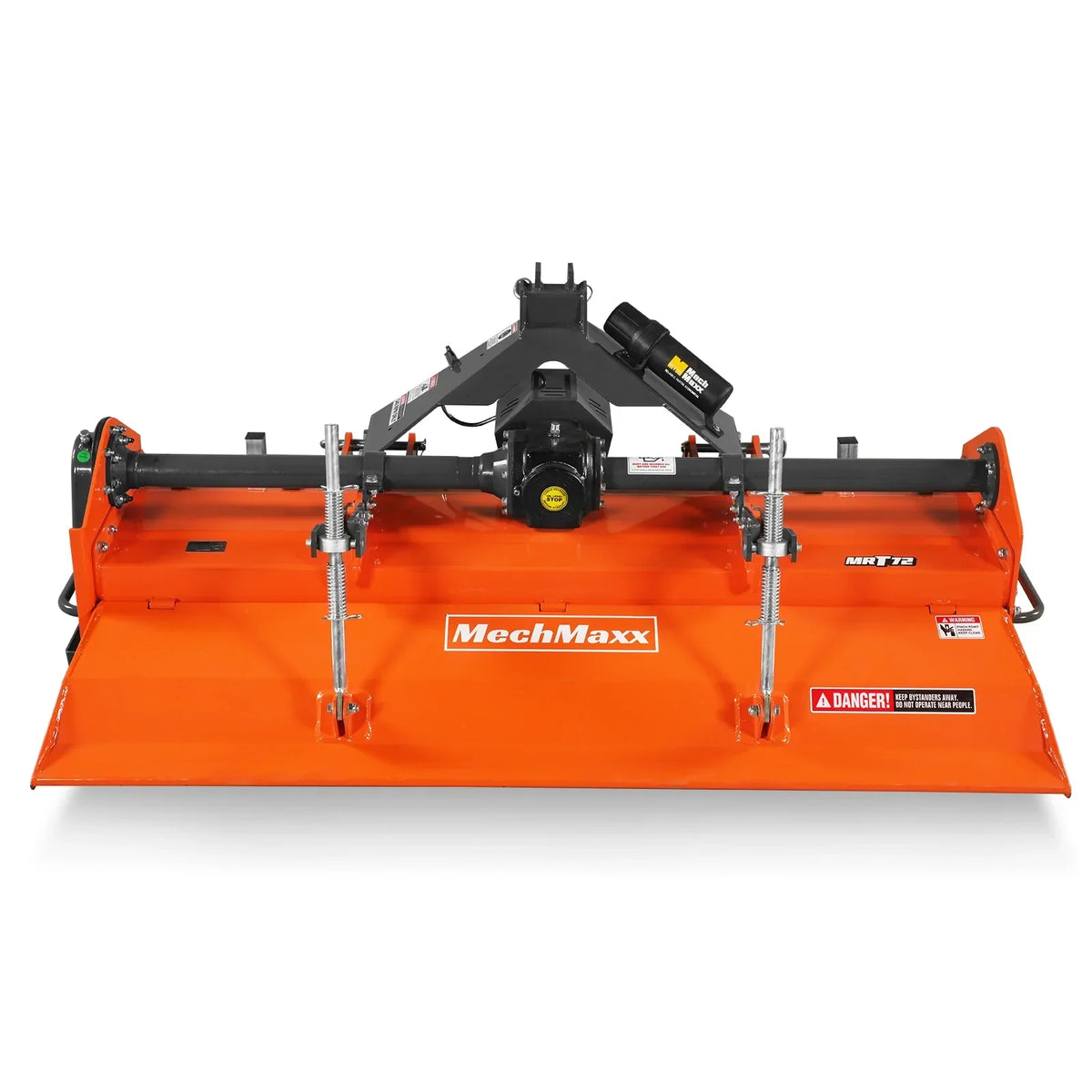 72 in Rotary Tiller,  3 Point Hitch Cat.1 & 2,  Gear Drive,  PTO Shaft Included with Slip Clutch,  35-70 HP,  MRT72