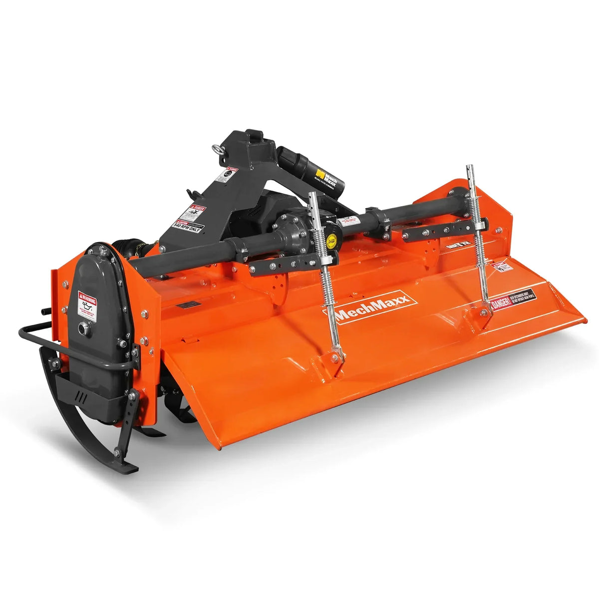 72 in Rotary Tiller,  3 Point Hitch Cat.1 & 2,  Gear Drive,  PTO Shaft Included with Slip Clutch,  35-70 HP,  MRT72