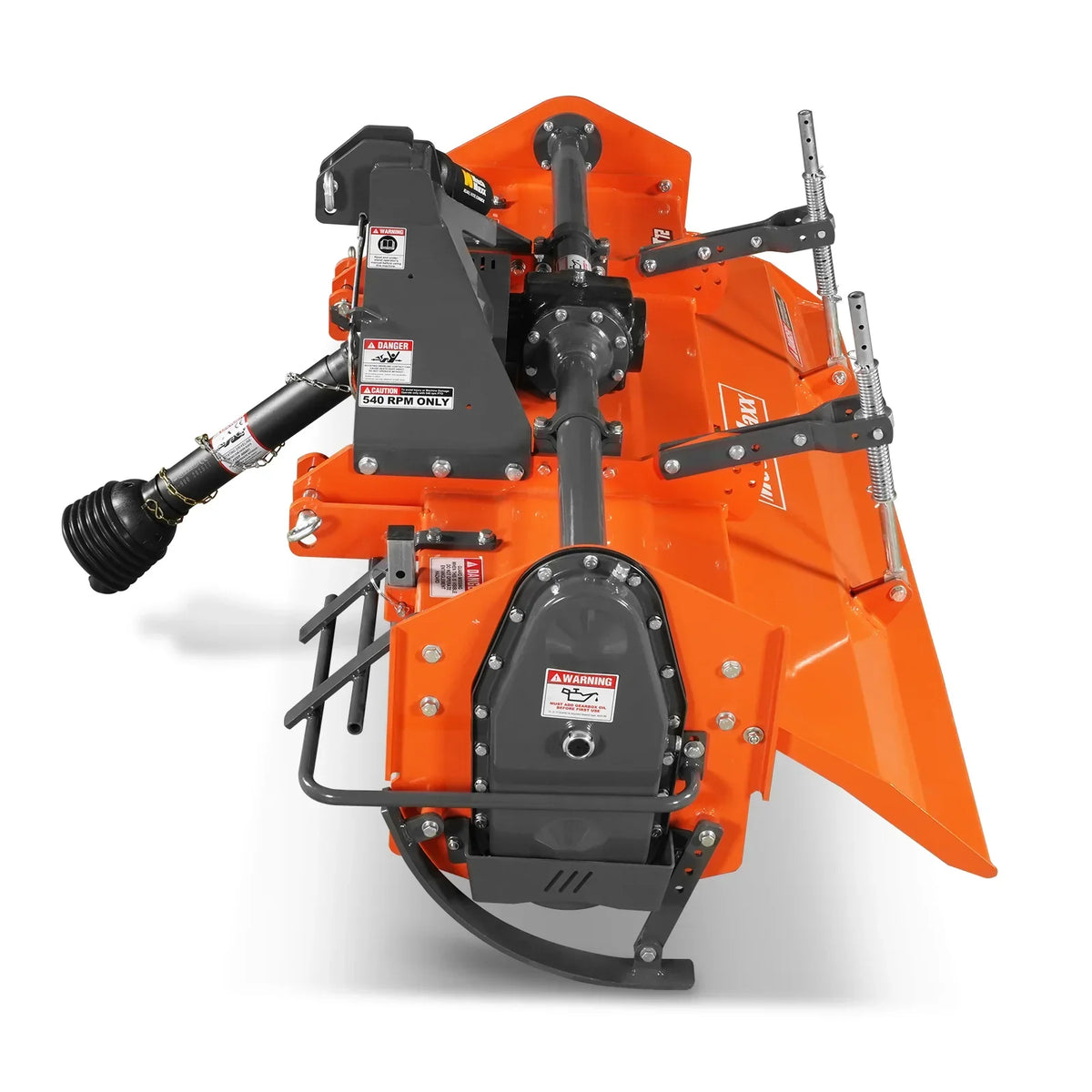 72 in Rotary Tiller,  3 Point Hitch Cat.1 & 2,  Gear Drive,  PTO Shaft Included with Slip Clutch,  35-70 HP,  MRT72