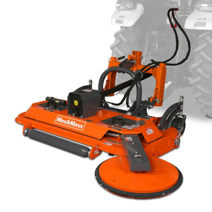 72 in Orchard Finish Mower,  3 Point Hitch Cat.1,  Hydraulic Offset,  PTO Shaft Included with Shear Bolt,  25-50 HP,  FMS72