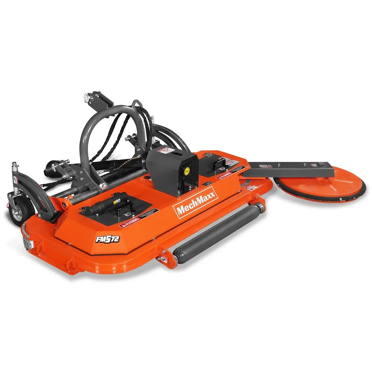 72 in Orchard Finish Mower,  3 Point Hitch Cat.1,  Hydraulic Offset,  PTO Shaft Included with Shear Bolt,  25-50 HP,  FMS72