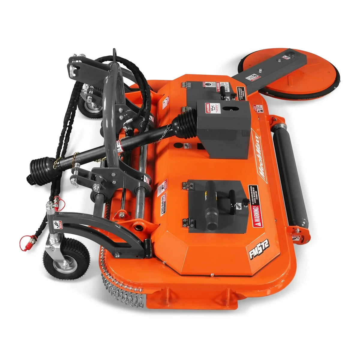 72 in Orchard Finish Mower,  3 Point Hitch Cat.1,  Hydraulic Offset,  PTO Shaft Included with Shear Bolt,  25-50 HP,  FMS72