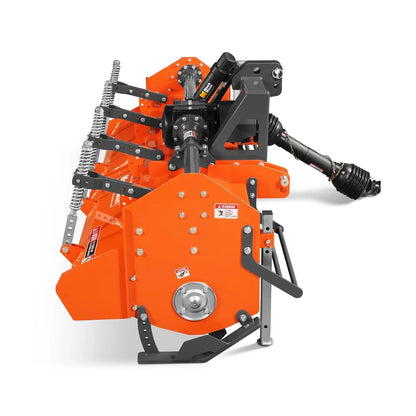 90 in Heavy Duty Rotary Tiller,  3 Point Hitch Cat.2,  Gear Drive,  PTO Shaft Included with Slip Clutch,  50-90 HP,  HRT90