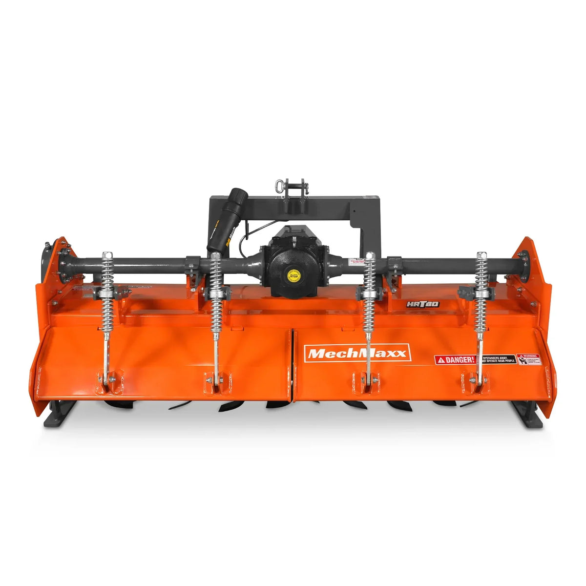 80 in Heavy Duty Rotary Tiller,  3 Point Hitch Cat.2,  Gear Drive,  PTO Shaft Included with Slip Clutch,  40-80 HP,  HRT80