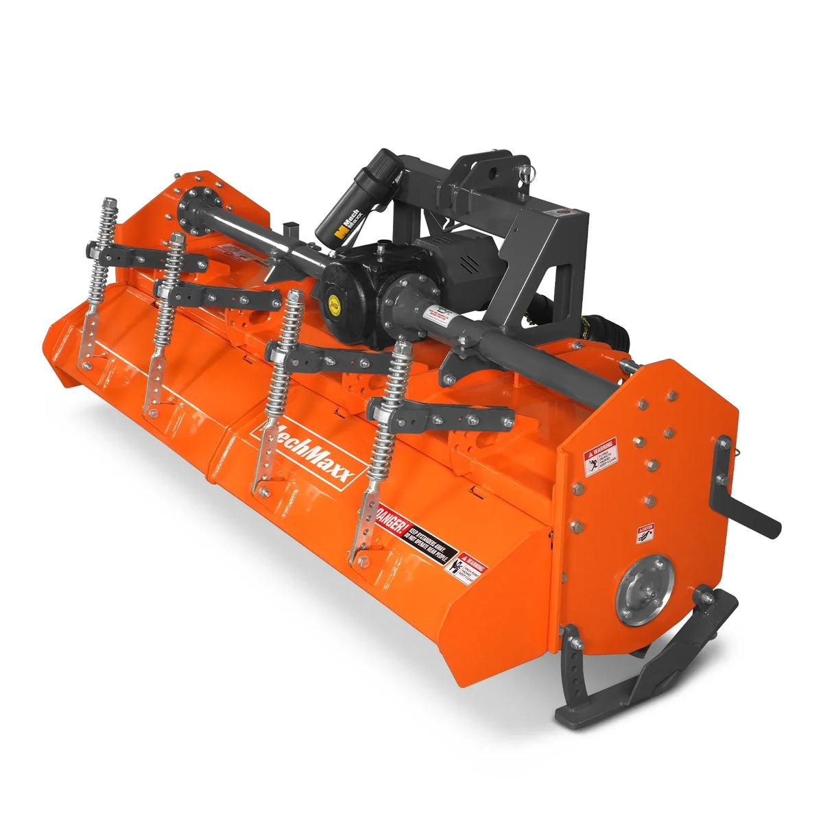 80 in Heavy Duty Rotary Tiller,  3 Point Hitch Cat.2,  Gear Drive,  PTO Shaft Included with Slip Clutch,  40-80 HP,  HRT80