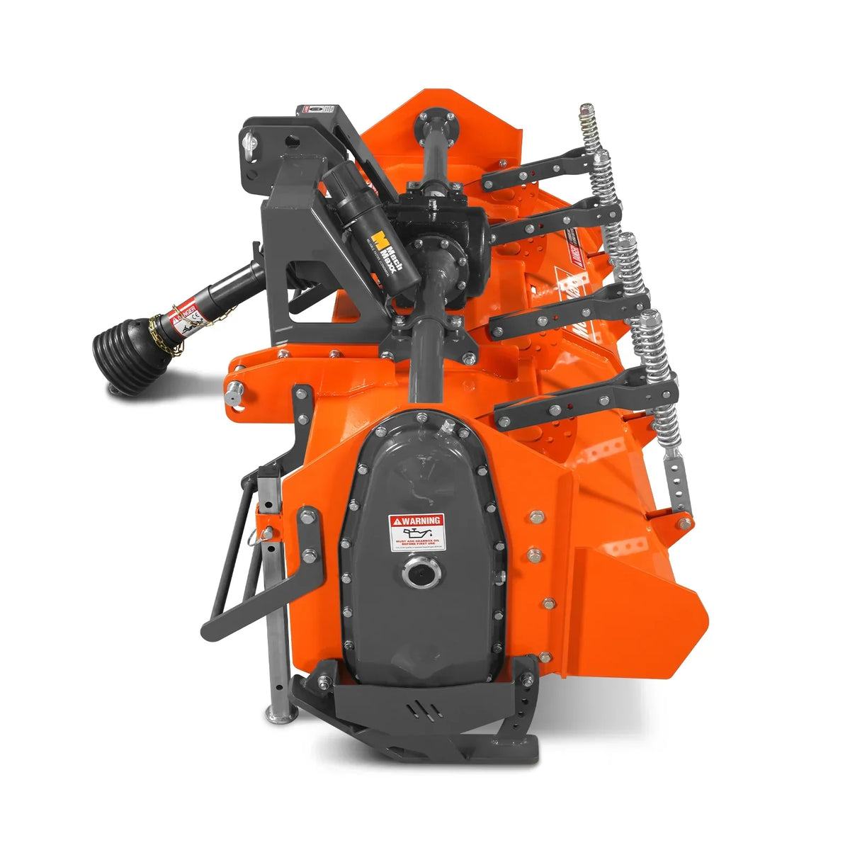 80 in Heavy Duty Rotary Tiller,  3 Point Hitch Cat.2,  Gear Drive,  PTO Shaft Included with Slip Clutch,  40-80 HP,  HRT80