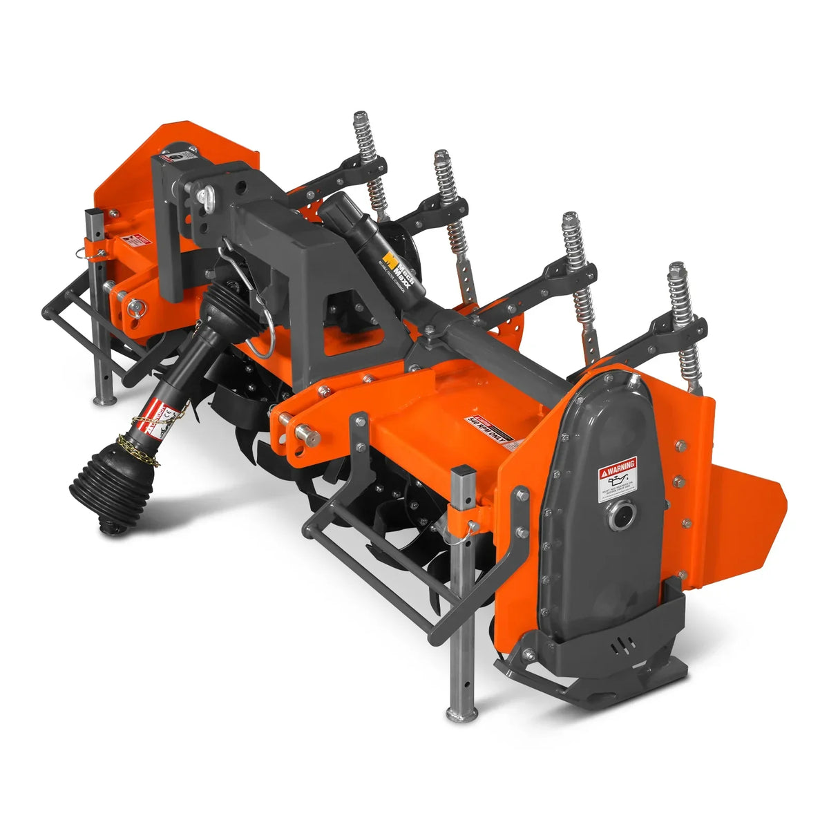 80 in Heavy Duty Rotary Tiller,  3 Point Hitch Cat.2,  Gear Drive,  PTO Shaft Included with Slip Clutch,  40-80 HP,  HRT80