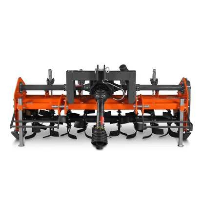 80 in Heavy Duty Rotary Tiller,  3 Point Hitch Cat.2,  Gear Drive,  PTO Shaft Included with Slip Clutch,  40-80 HP,  HRT80