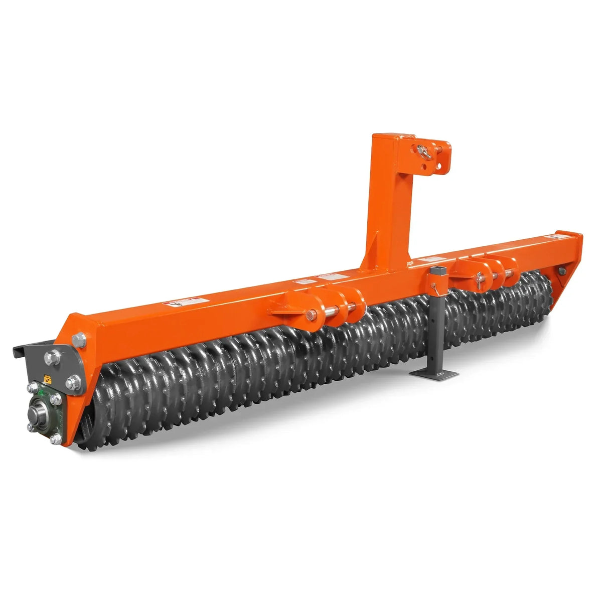84" Cultipacker with 37 Ductile Iron Wheels,  Scraper Bar Included,  Category 1 and 2,  3 Point Hitch Tractor Attachment,  TCP1084