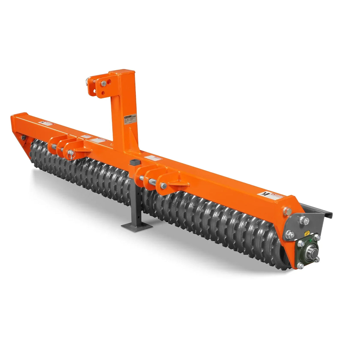 84" Cultipacker with 37 Ductile Iron Wheels,  Scraper Bar Included,  Category 1 and 2,  3 Point Hitch Tractor Attachment,  TCP1084