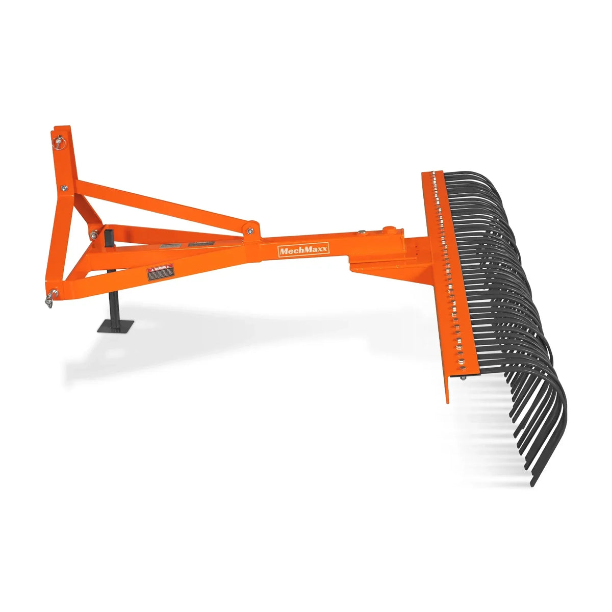84" Landscape Rake with 42 Tines 3 Point Hitch Tractor Attachment,  LR84