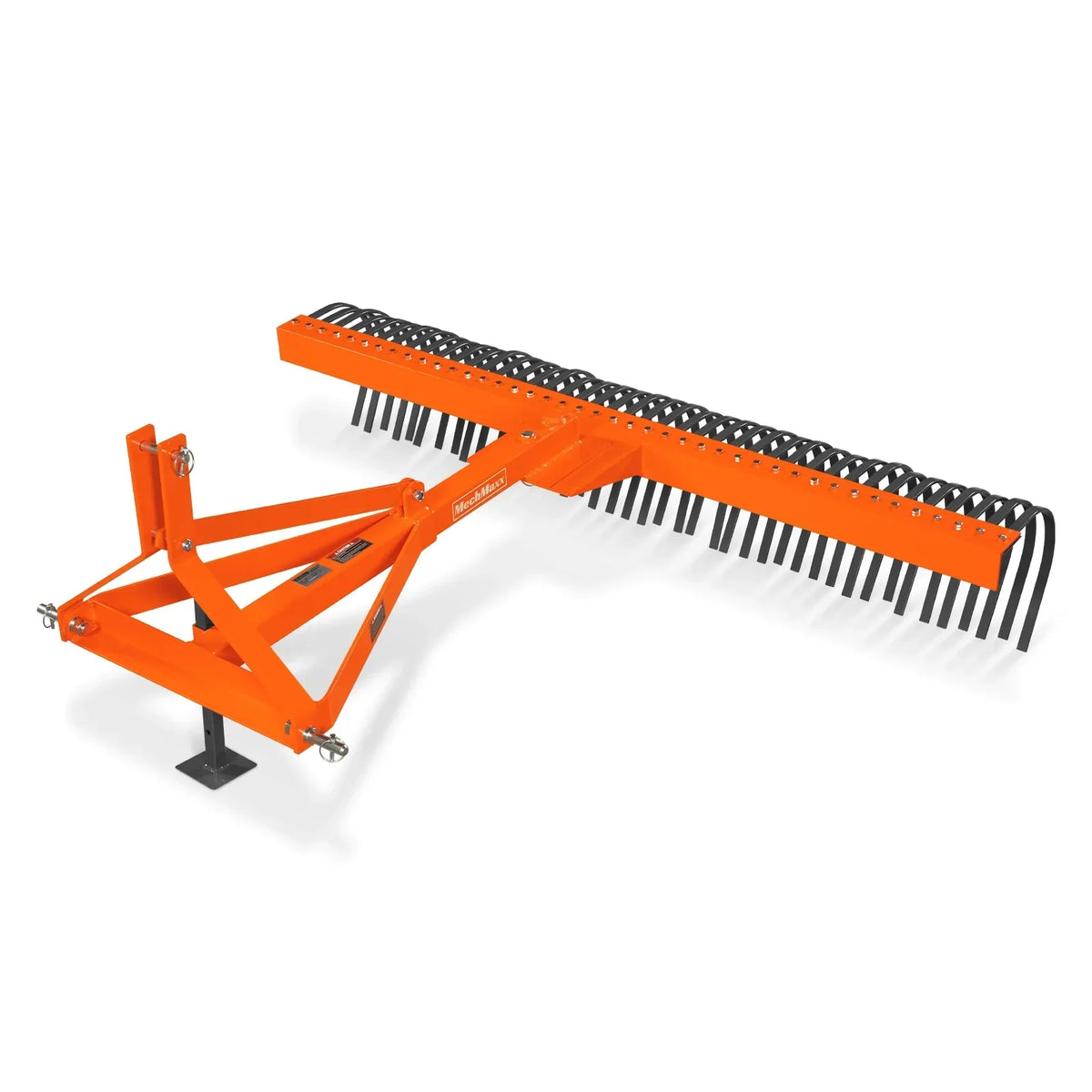 84" Landscape Rake with 42 Tines 3 Point Hitch Tractor Attachment,  LR84