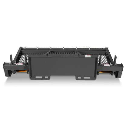 84" Skid Steer Land Plane with 8 Adjustable Scarifier Shanks, Removable Sift Screen and Bolt-On Cutting Blades, SSLP84