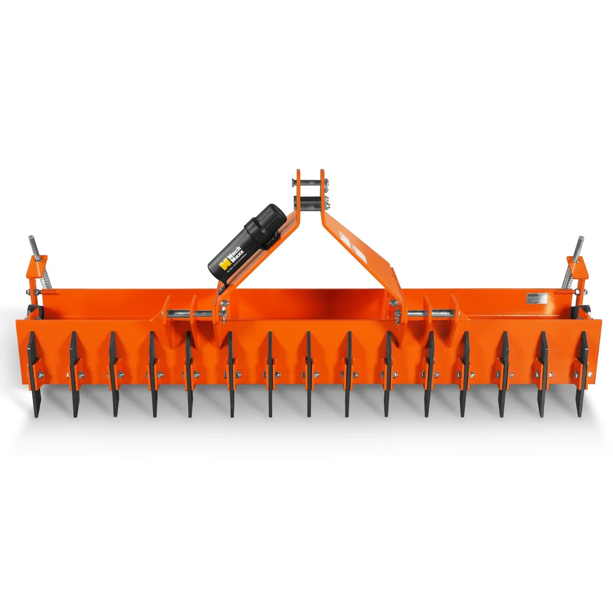 84" Heavy Duty Soil Pulverizer,  Single Spiked Roller,  29 Shanks,  Category 1 and 2,  3 Point Hitch Tractor Attachment,  TSP84