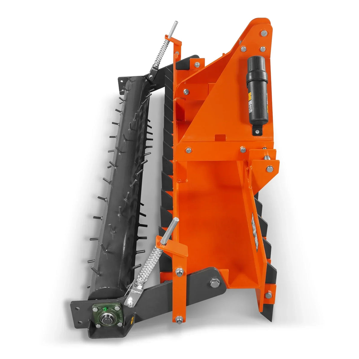 84" Heavy Duty Soil Pulverizer,  Single Spiked Roller,  29 Shanks,  Category 1 and 2,  3 Point Hitch Tractor Attachment,  TSP84
