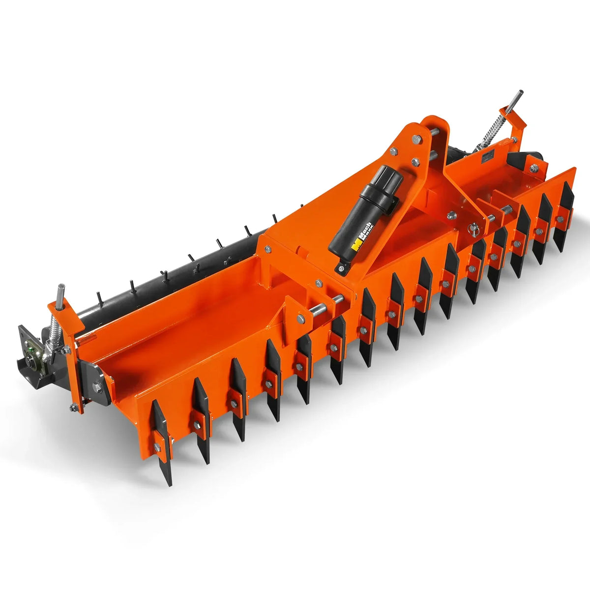 84" Heavy Duty Soil Pulverizer,  Single Spiked Roller,  29 Shanks,  Category 1 and 2,  3 Point Hitch Tractor Attachment,  TSP84