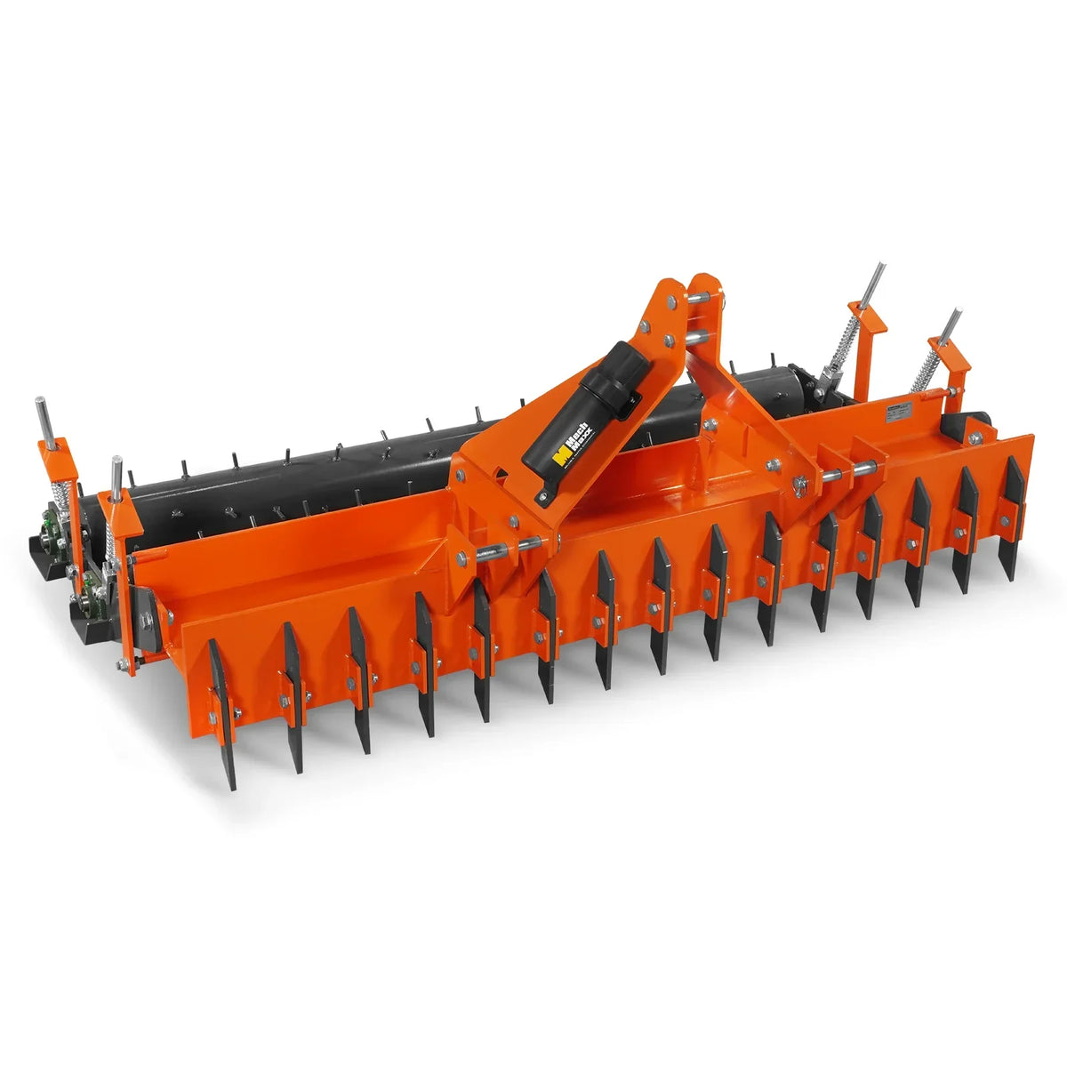 84" Heavy Duty Soil Pulverizer,  Double Spiked Roller,  29 Shanks,  Category 1 and 2,  3 Point Hitch Tractor Attachment,  TSP84D