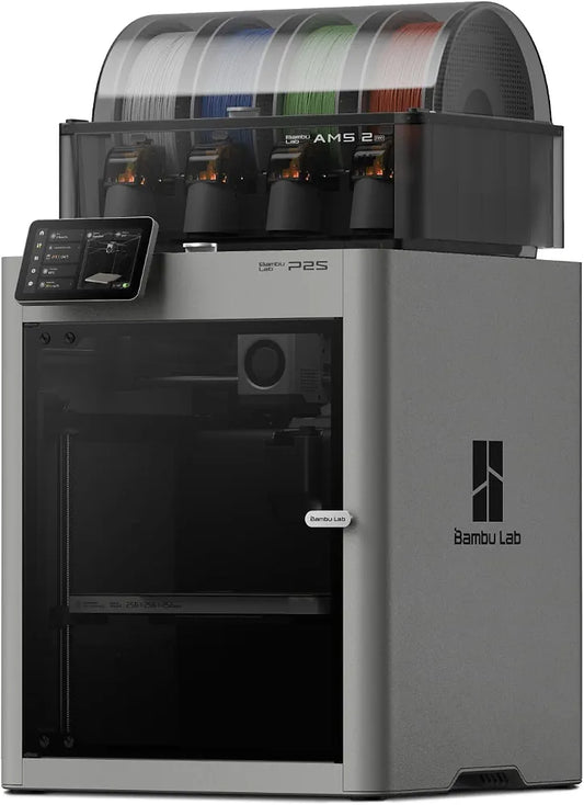 Bambu Lab P2S Combo, P2S 3D Printer & AMS 2 Pro, Multi-Color 3D Printing