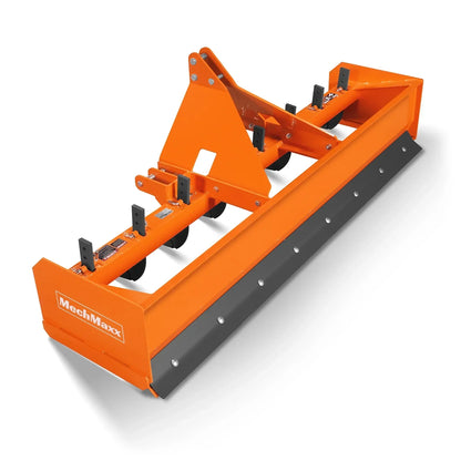 96" Box Blade Scraper with 8 Shanks 3 Point Hitch Tractor Attachment,  BB96
