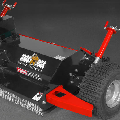 MechMaxx 55" Tow-Behind ATV Offset Flail Mower, 23HP 679cc E-start Gas Engine Powered; Adjustable Mowing Height, ATV140