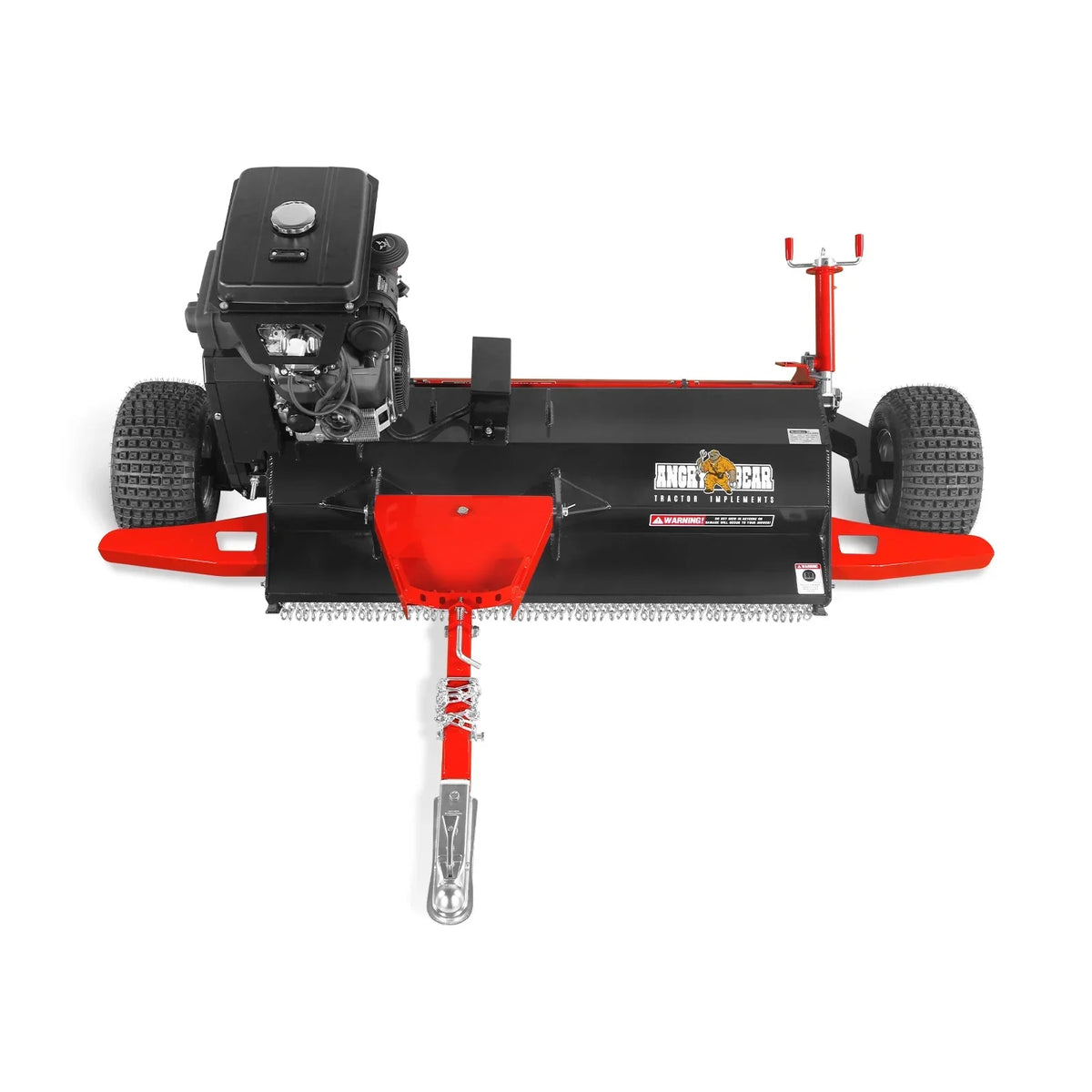 MechMaxx 55" Tow-Behind ATV Offset Flail Mower, 23HP 679cc E-start Gas Engine Powered; Adjustable Mowing Height, ATV140