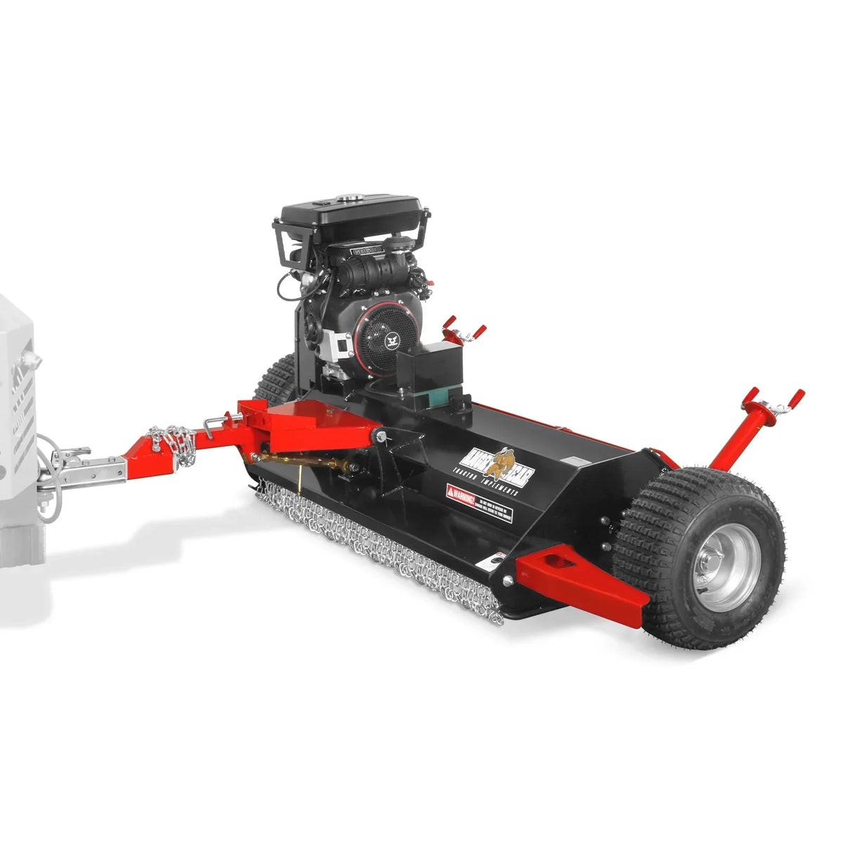 MechMaxx 55" Tow-Behind ATV Offset Flail Mower, 23HP 679cc E-start Gas Engine Powered; Adjustable Mowing Height, ATV140