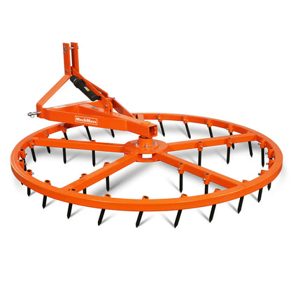 72" Arena Spin Harrow Groomer with 35 Tines Cat.1 3 Point Hitch Grooming Attachment,  AHG72