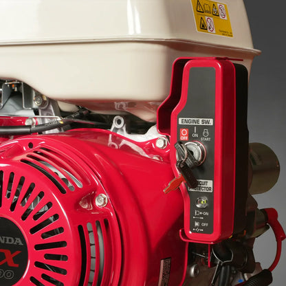6 inch HONDA E-Start Gasoline Engine Powered 4 - Wheel Drum Wood Chipper with Taillight ,  B150