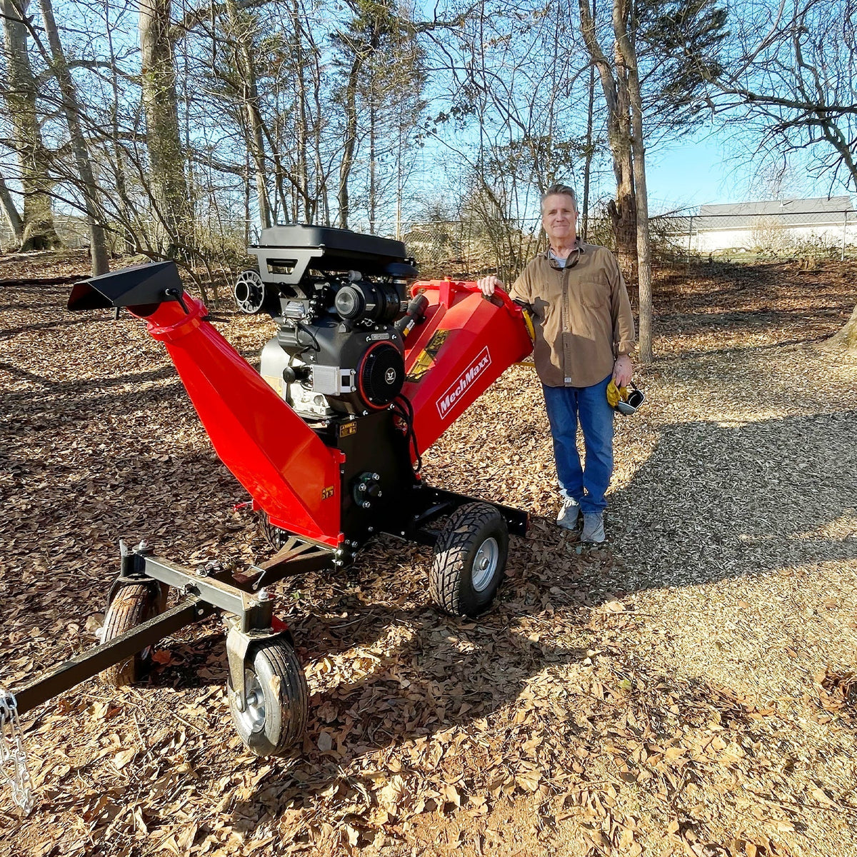 36" MAX Portable Sawmill & 8" Wood Chipper Bundle