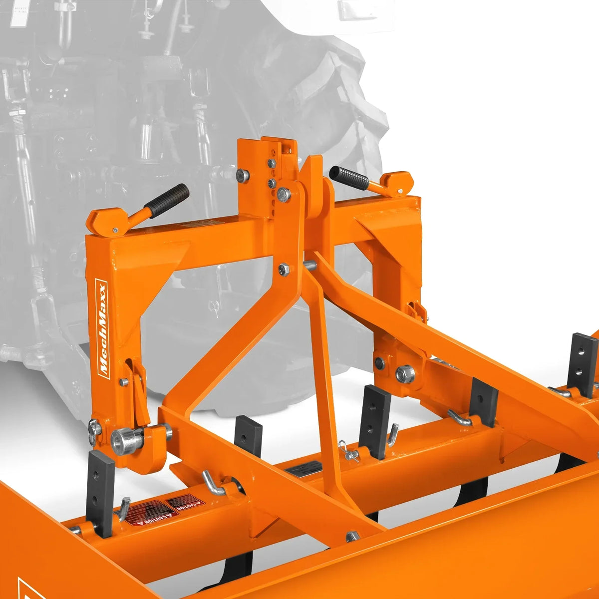 60" Box Blade Scraper with 5 Shanks 3 Point Hitch Tractor Attachment,  BB60