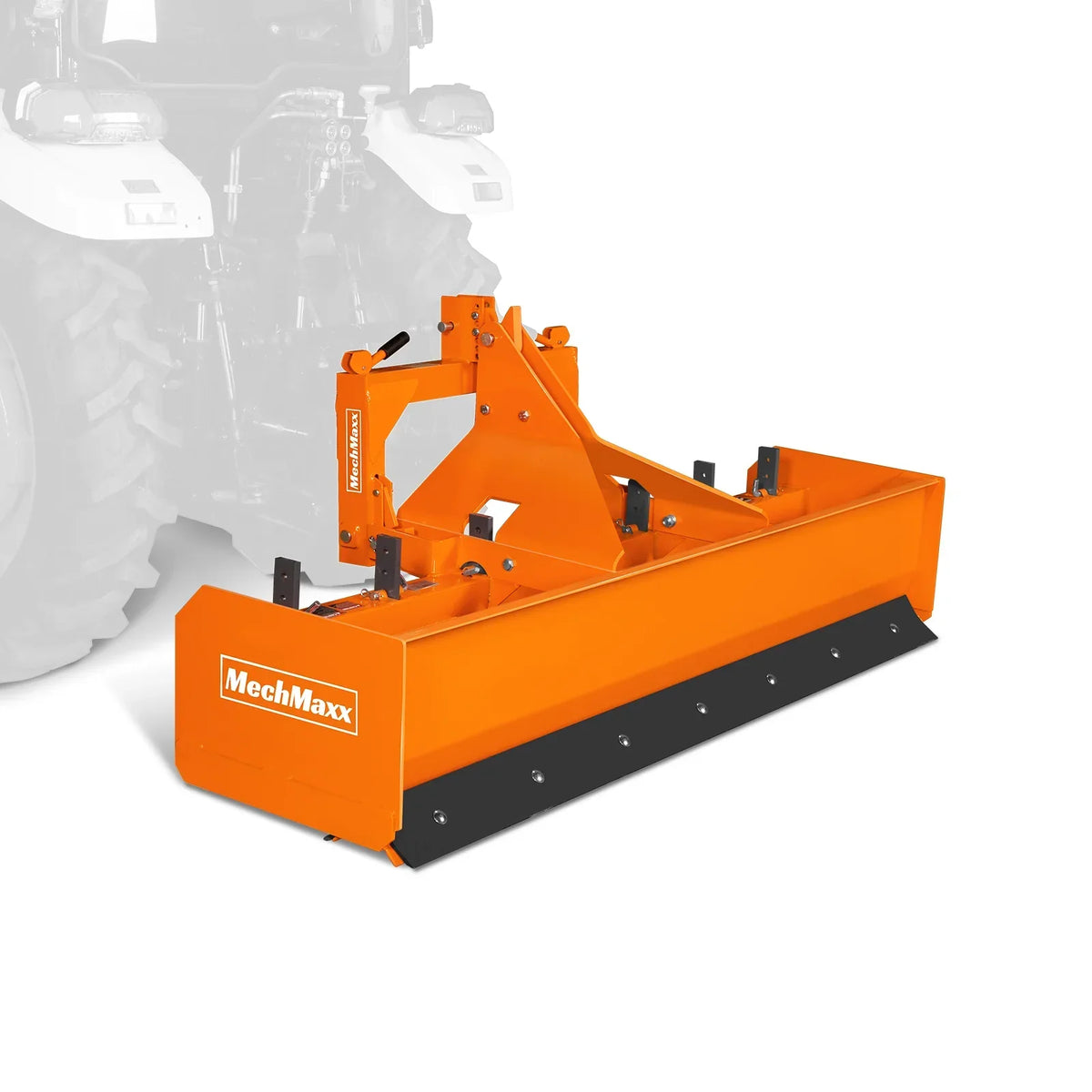 84" Box Blade Scraper with 7 Shanks 3 Point Hitch Tractor Attachment,  BB84
