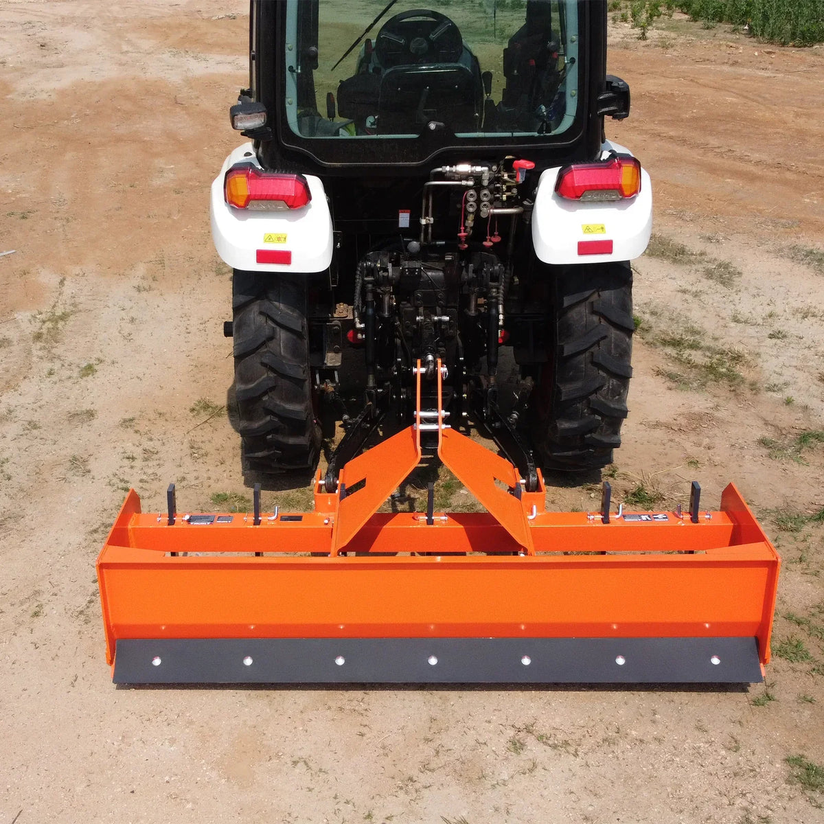 84" Box Blade Scraper with 7 Shanks 3 Point Hitch Tractor Attachment,  BB84