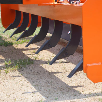 84" Box Blade Scraper with 7 Shanks 3 Point Hitch Tractor Attachment,  BB84