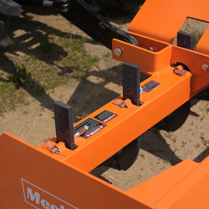 84" Box Blade Scraper with 7 Shanks 3 Point Hitch Tractor Attachment,  BB84
