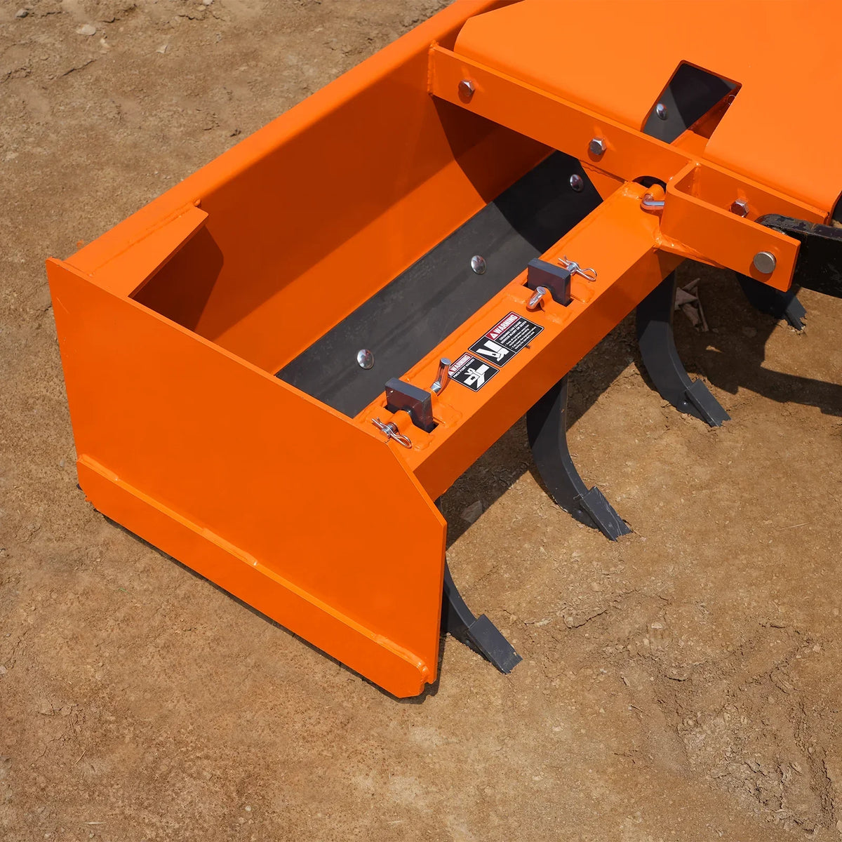 84" Box Blade Scraper with 7 Shanks 3 Point Hitch Tractor Attachment,  BB84