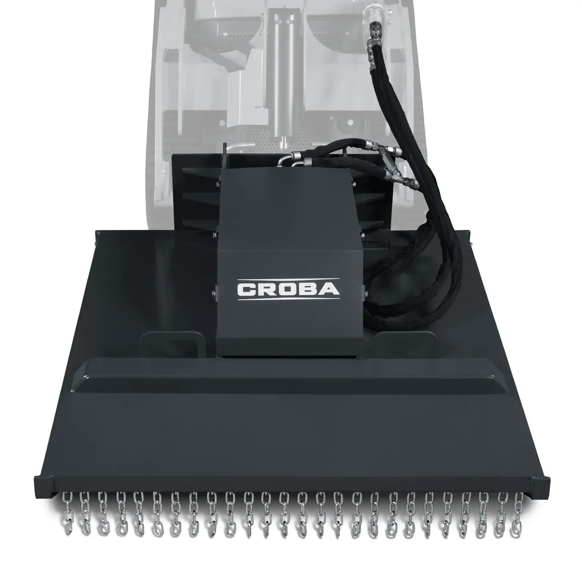 42'' Mini Skid Steer Brush Cutter, Hydraulic Motor