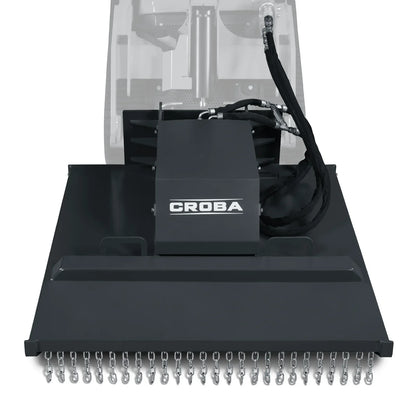 42'' Mini Skid Steer Brush Cutter, Hydraulic Motor