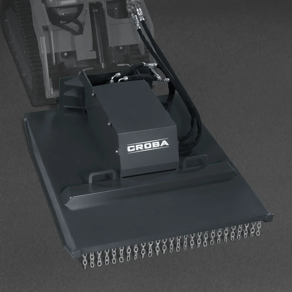 42'' Mini Skid Steer Brush Cutter, Hydraulic Motor