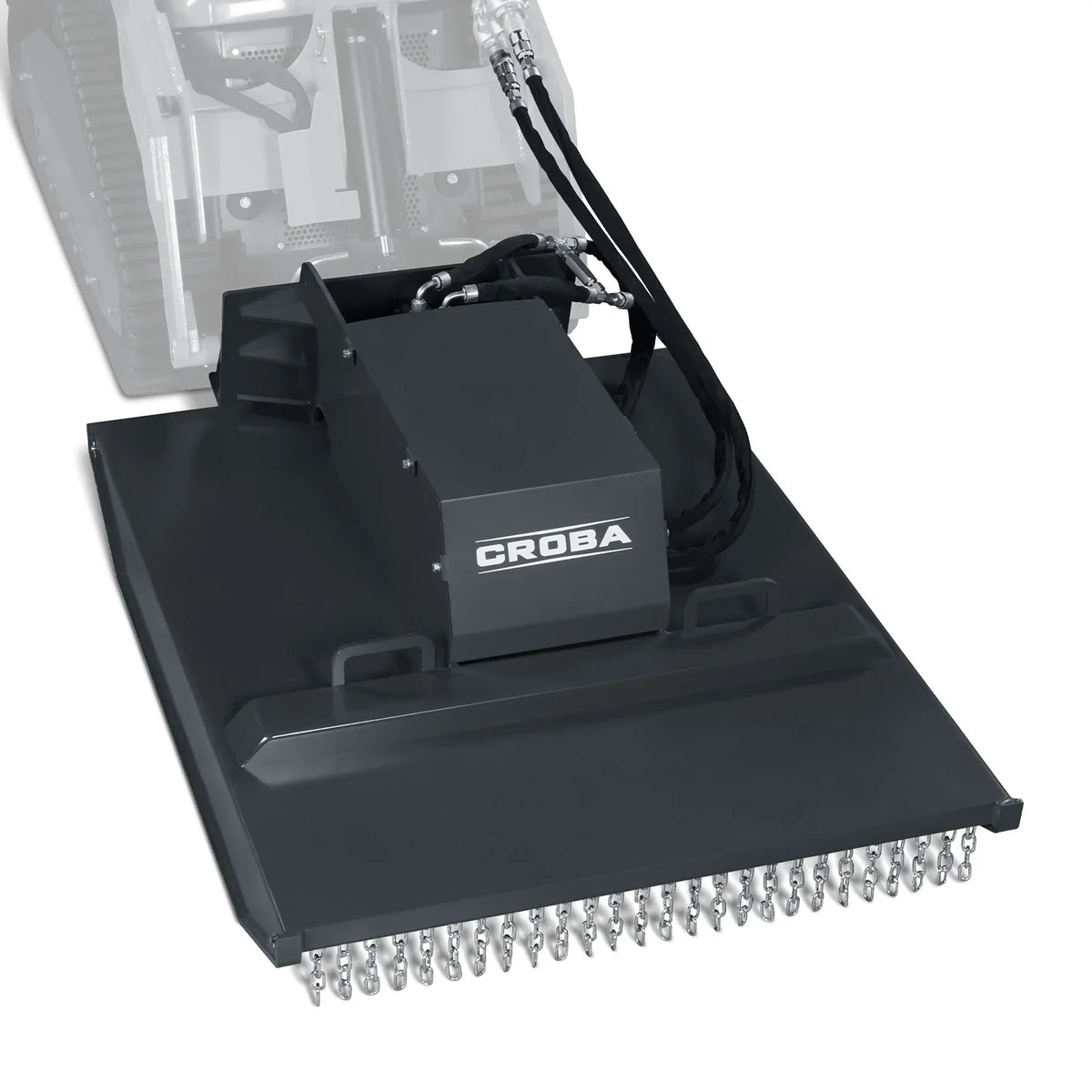 42'' Mini Skid Steer Brush Cutter, Hydraulic Motor