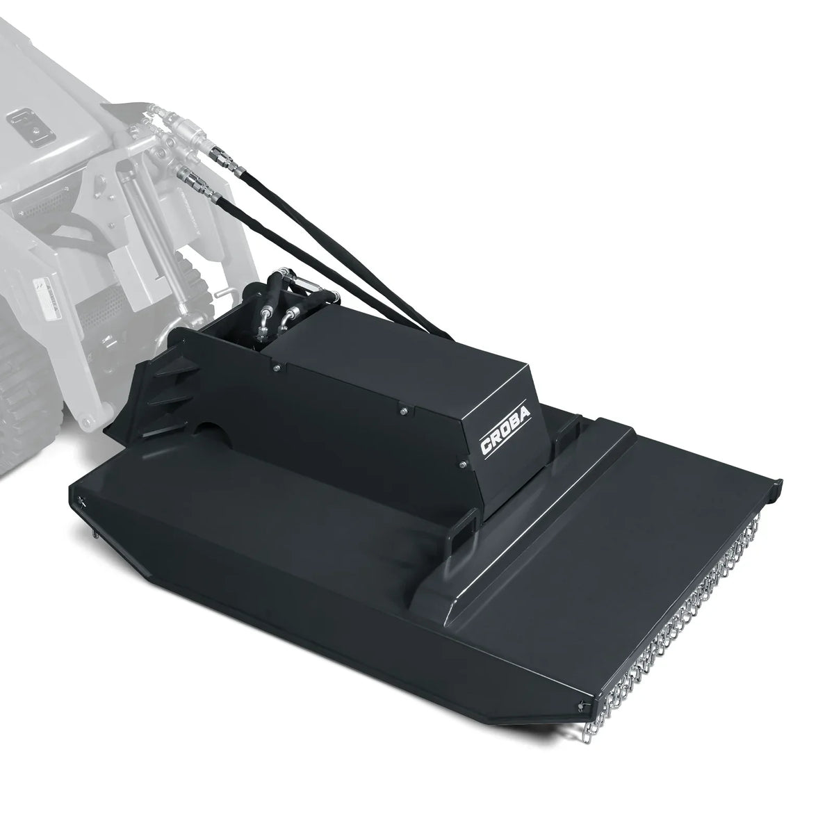 42'' Mini Skid Steer Brush Cutter, Hydraulic Motor