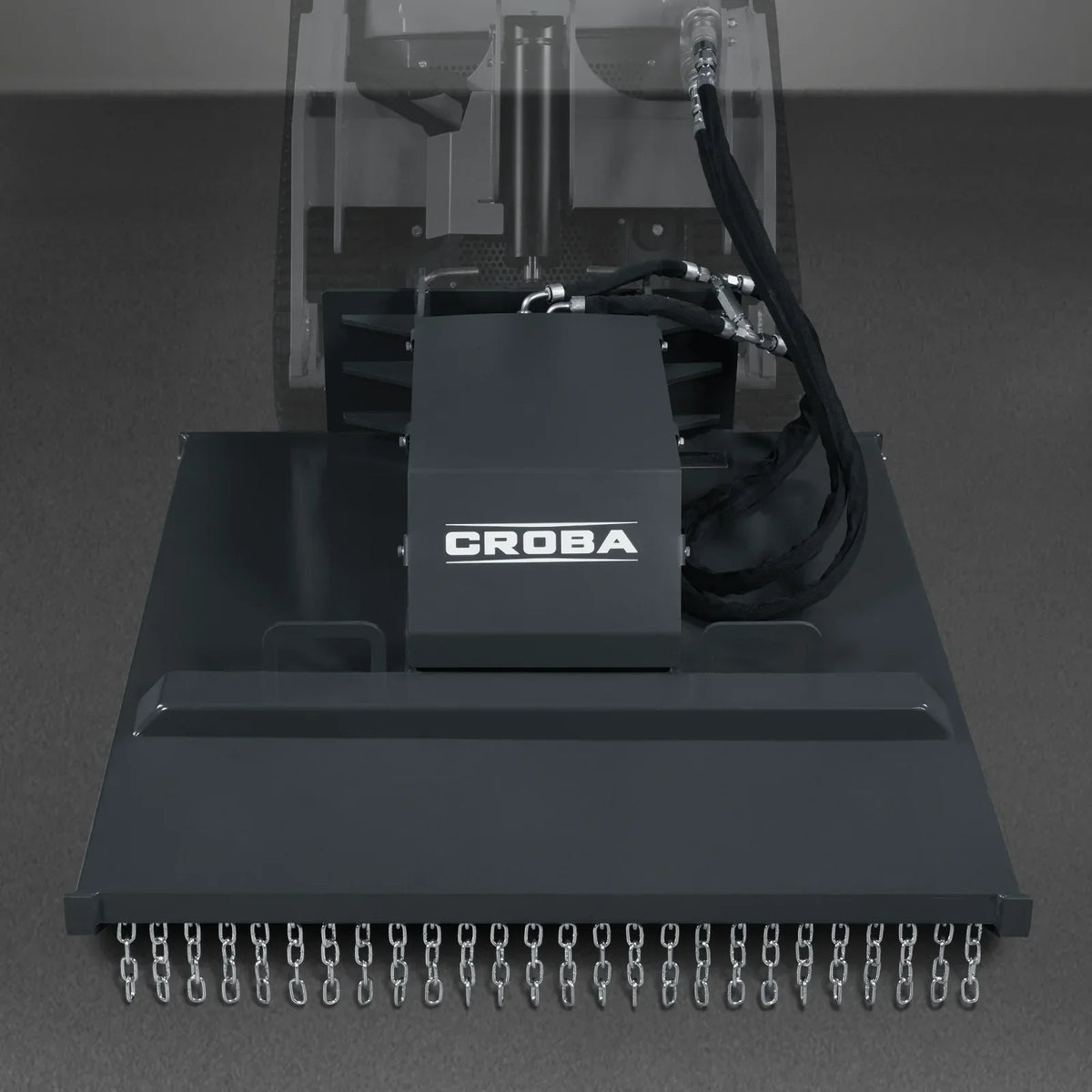 42'' Mini Skid Steer Brush Cutter, Hydraulic Motor