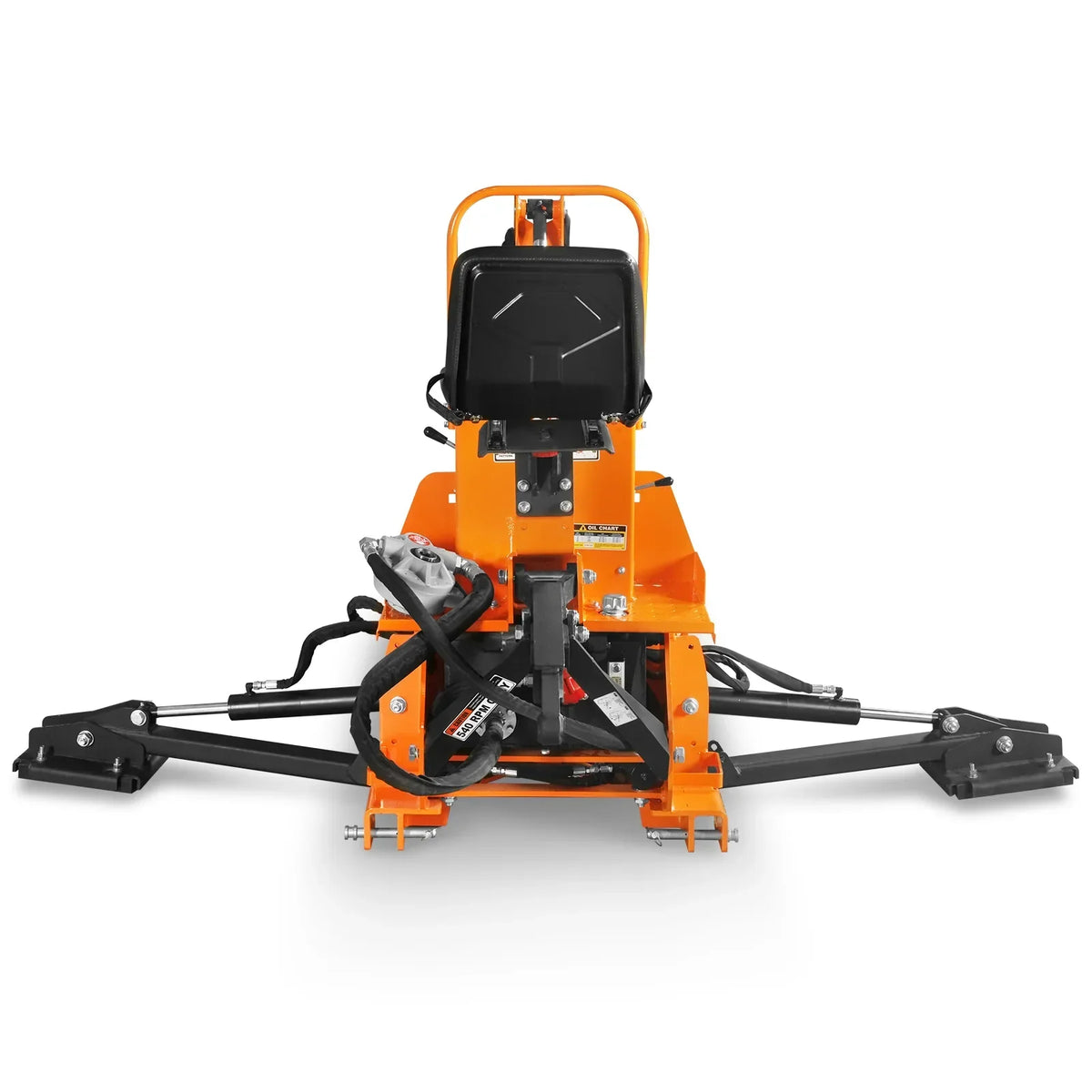 7' Tractor Backhoe Attachment with Hydraulic Thumb,  12" Bucket,  ISO/SAE Switchable Controls,  Self-Contained Hydraulic System,  3 Point Hitch Cat.1,  15-50 HP,  BH660H
