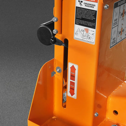 7' Tractor Backhoe Attachment with Hydraulic Thumb,  12" Bucket,  ISO/SAE Switchable Controls,  Self-Contained Hydraulic System,  3 Point Hitch Cat.1,  15-50 HP,  BH660H